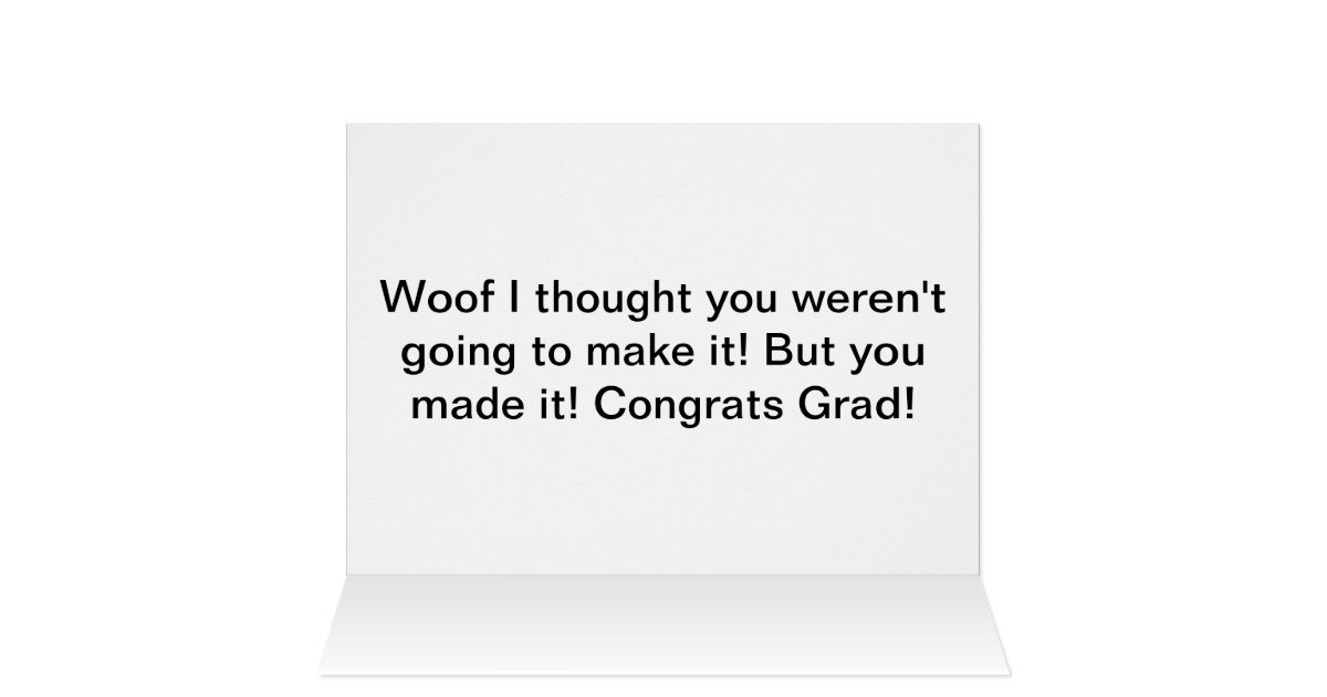 Funny bulldog graduation card | Zazzle