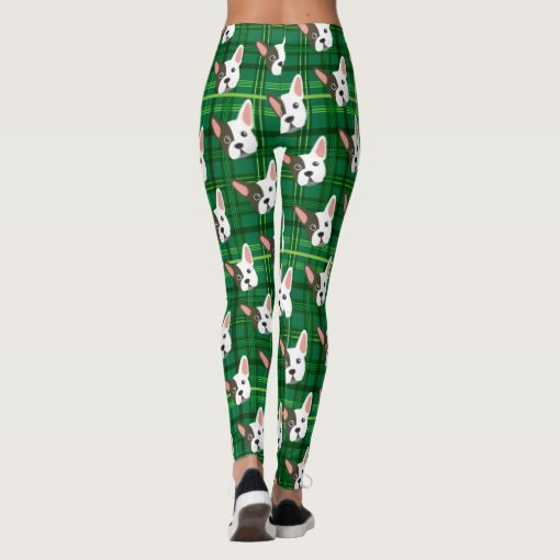 Tuxedo Bulldog Pattern Print Women Leggings main image 1