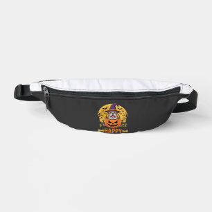 Funny Bulldog Halloween Happy Howl-O-Ween Vintage Fanny Pack