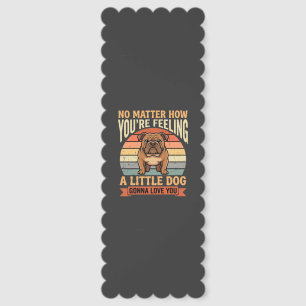 Funny Bulldog Love Quote Retro Dog Bookmarks