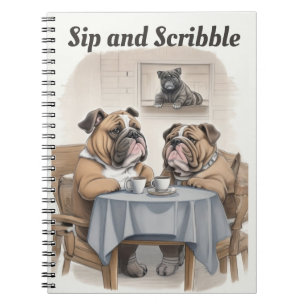 Funny Bulldog Notebook