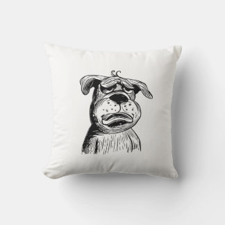 Funny Bulldog Pillow – "The Pout That Wins Hearts!