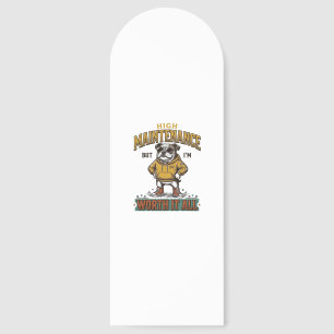 Funny Bulldog Quote Vintage Engraving T-Shirt Desi Bookmarks