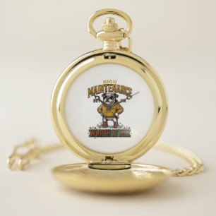 Funny Bulldog Quote Vintage Engraving T-Shirt Desi Pocket Watch