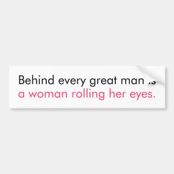 Funny Bumper Bumper Sticker by paperperfections at Zazzle