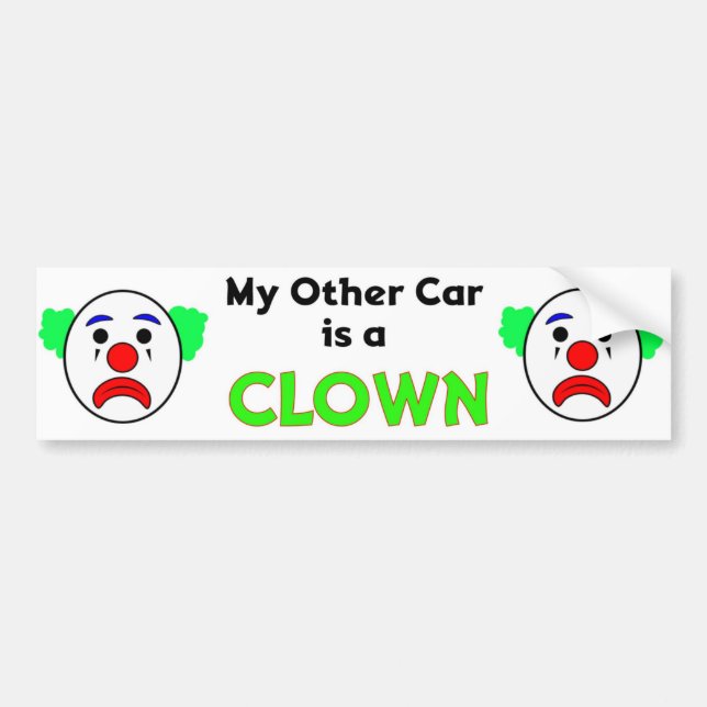 Funny Bumper Sticker (Front)