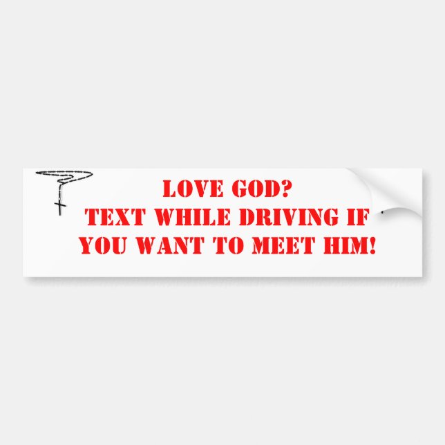 Funny bumper sticker (Front)