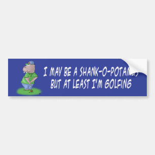 Funny Bumper Sticker: Shankopotamus Sticker