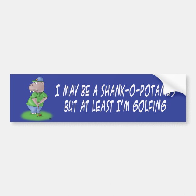 Funny Bumper Sticker: Shankopotamus Sticker (Front)