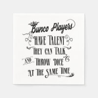 Funny Bunco Napkins