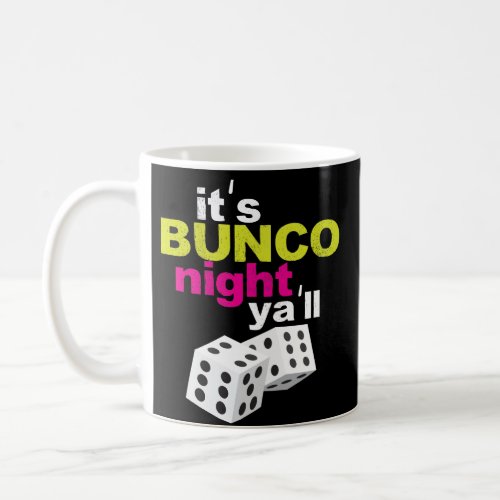 Funny Bunco Night Coffee Mug Dice Champion Gift