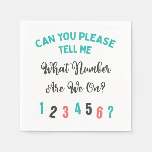 Funny Bunco Party What Number Are We On Napkins
