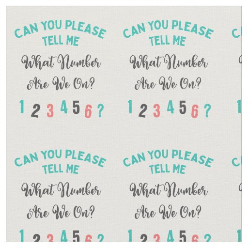 Funny Bunco Player Novelty Pattern Pink,Gray,Blue Fabric