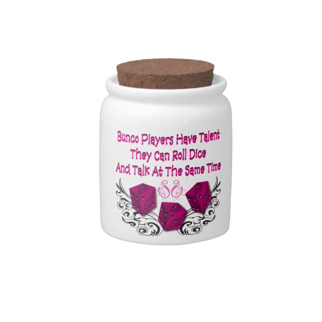 Funny Bunco Prize Winnings Money Jar (Front)