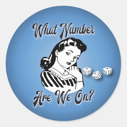 Funny Bunco Sticker _ What number are we on