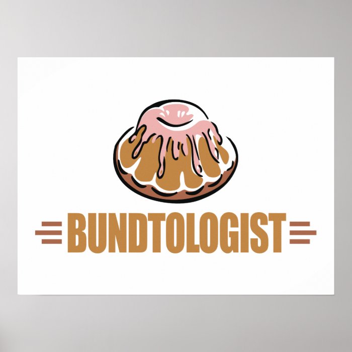 Funny Bundt Cake Print