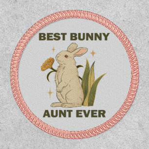 Funny Bunny, Best Bunny Aunt Ever, Bunny Lover Patch