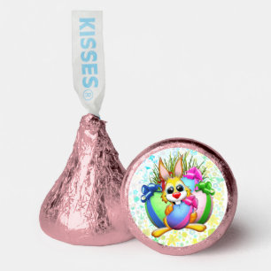 Funny Bunny biting an Easter Egg Hershey®'s Kisses®