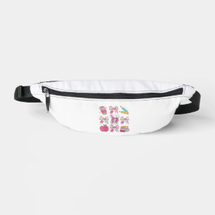 Funny Bunny Coquette Bow Rabbit Teacher Easter Ret Fanny Pack