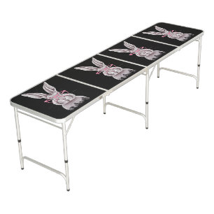 Funny Bunny Cute Family Gifts Easter  Beer Pong Table