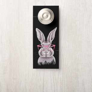Funny Bunny Cute Family Gifts Easter  Door Hanger
