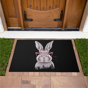 Funny Bunny Cute Family Gifts Easter Doormat