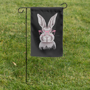 Funny Bunny Cute Family Gifts Easter Garden Flag