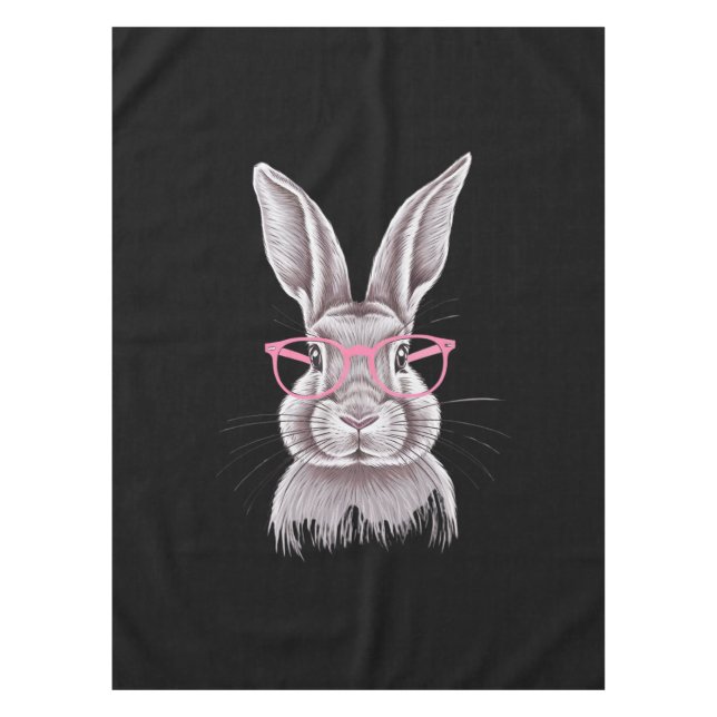 Funny Bunny Cute Family Gifts Easter  Tablecloth (Front)