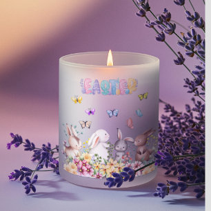 Funny Bunny Happy Easter Day  Scented Candle