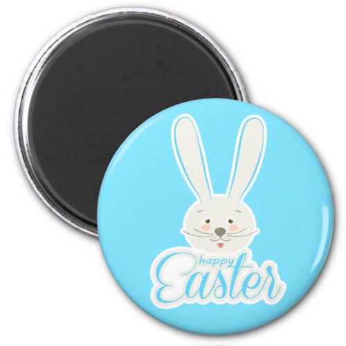 FUNNY BUNNY Happy Easter Eggs Hunt Party Cute Magnet