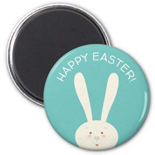 FUNNY BUNNY Happy Easter Eggs Hunt Party Magnet