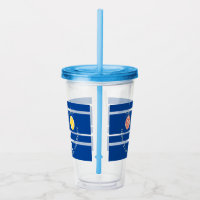 Easter Eggs Design Custom 16 oz Double Wall Acrylic Tumbler with Lid &  Straw - Full Print