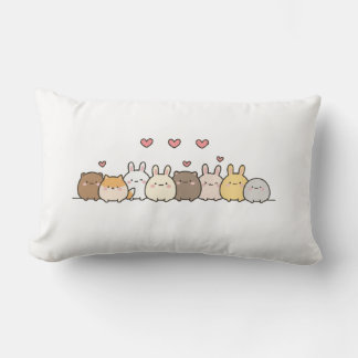 Funny Bunny Lumbar Pillow