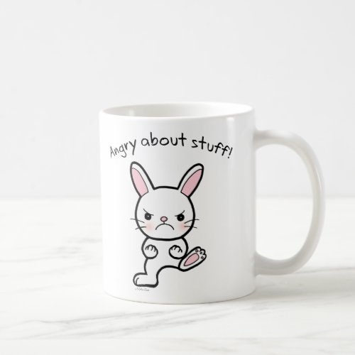 Funny Bunny Mug Angry Cute bunny Rabbit mug
