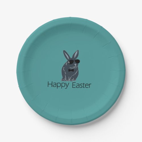 Funny bunny paper plates