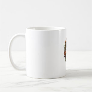 Funny Bunny Playing Banjo Guitar Music Rabbit Happ Coffee Mug
