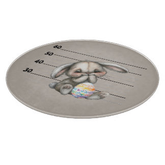 Funny Bunny- Police Lineup Cutting Board