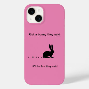 Funny Bunny Poop Case-Mate iPhone 14 Case