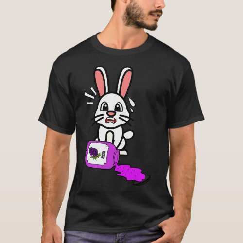 Funny Bunny spilled grape jam T_Shirt