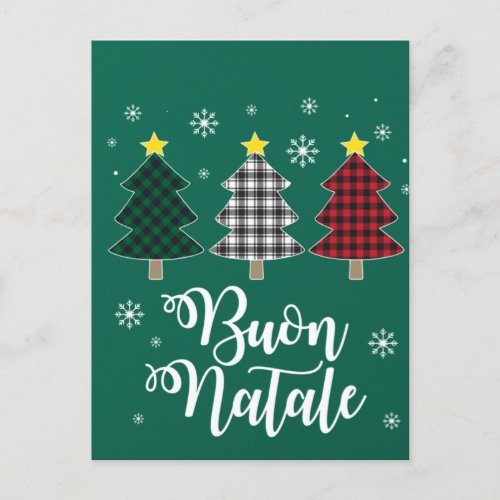 Funny Buon Natale Italy Xmas Holiday Italian Chris Postcard