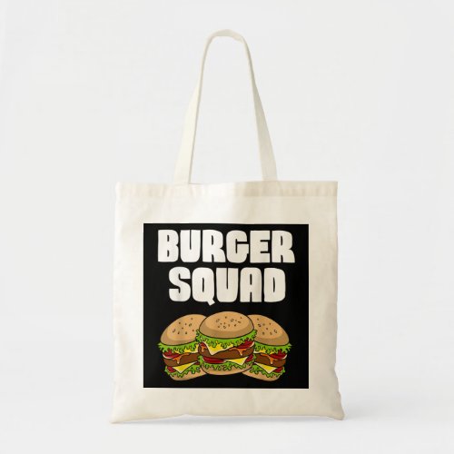 Funny Burger Art For Men Women Hamburger Cheesebur Tote Bag