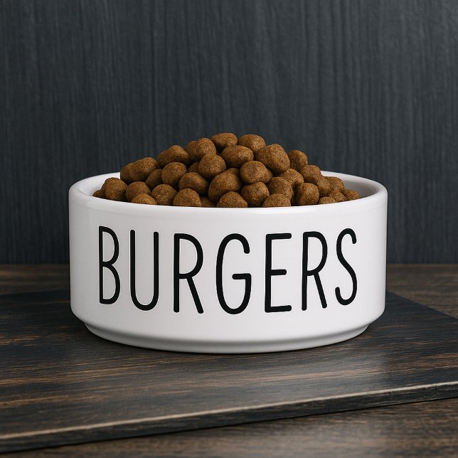 Funny Burgers Dog Bowl (Funny Burgers Dog Bowl
)