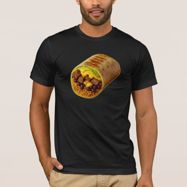 funny burrito for lovers T-Shirt (Front)