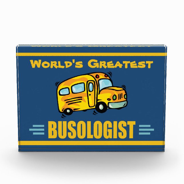 Funny Bus Acrylic Award (Front)