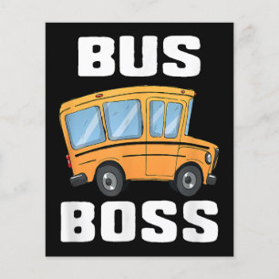 Funny Bus Boss School Bus Driver