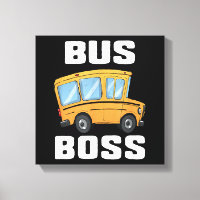 Funny Bus Boss School Bus Driver
