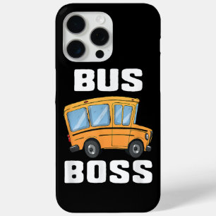 Funny Bus Boss School Bus Driver iPhone 15 Pro Max Case
