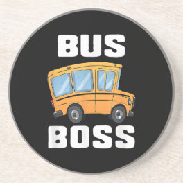 Funny Bus Boss School Bus Driver Coaster
