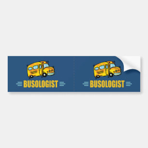 Funny Bus Bumper Sticker