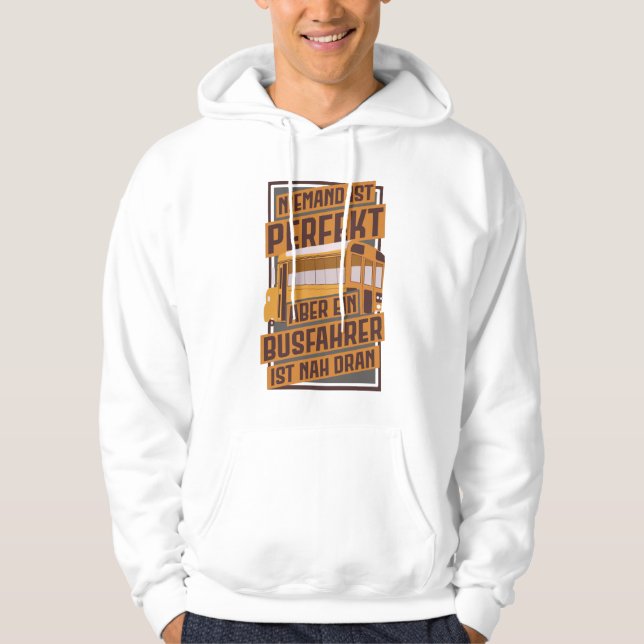 Funny Bus Driver School Bus Hoodie (Front)